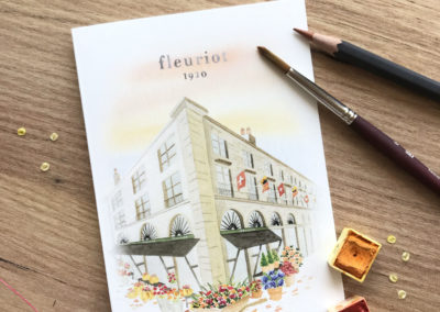 carte de voeux Fleuriot