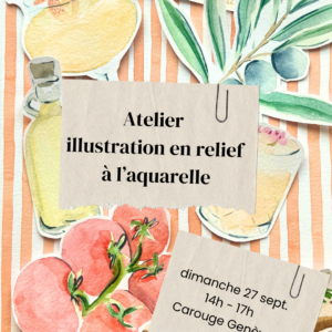 Atelier aquarelle | 27 septembre 2026 | Carouge